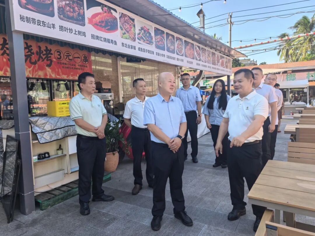 余五海到天涯区槟榔村开展抓农村党建促乡村振兴联系点工作